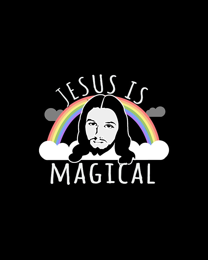 Jesus Is Magical Digital Art by Flippin Sweet Gear