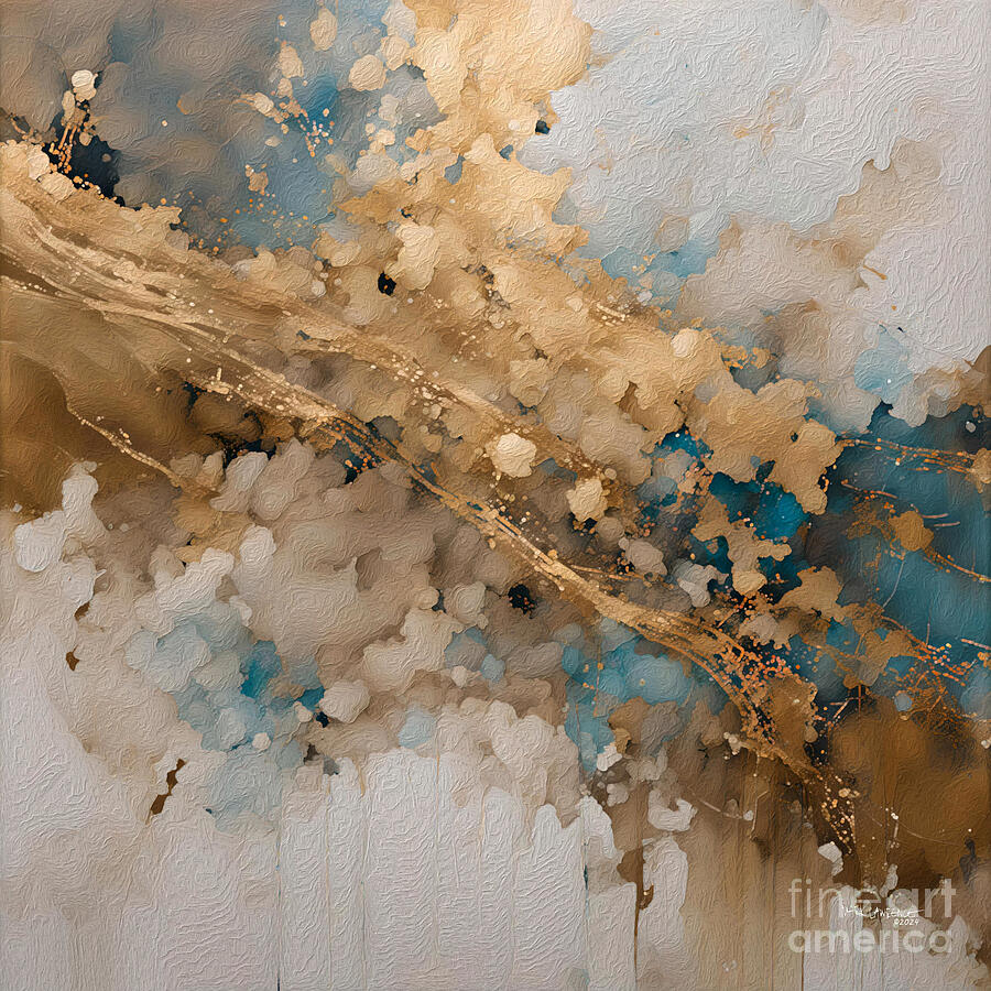 John 1 1. The Living Word Painting by Mark Lawrence