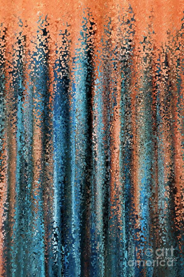 John 11 25-26. Do You Believe This. Abstract Christian Wall Art Painting by Mark Lawrence