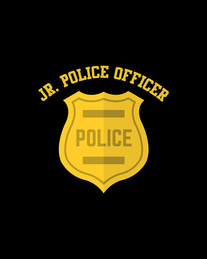 Jr Police Officer Digital Art by Flippin Sweet Gear