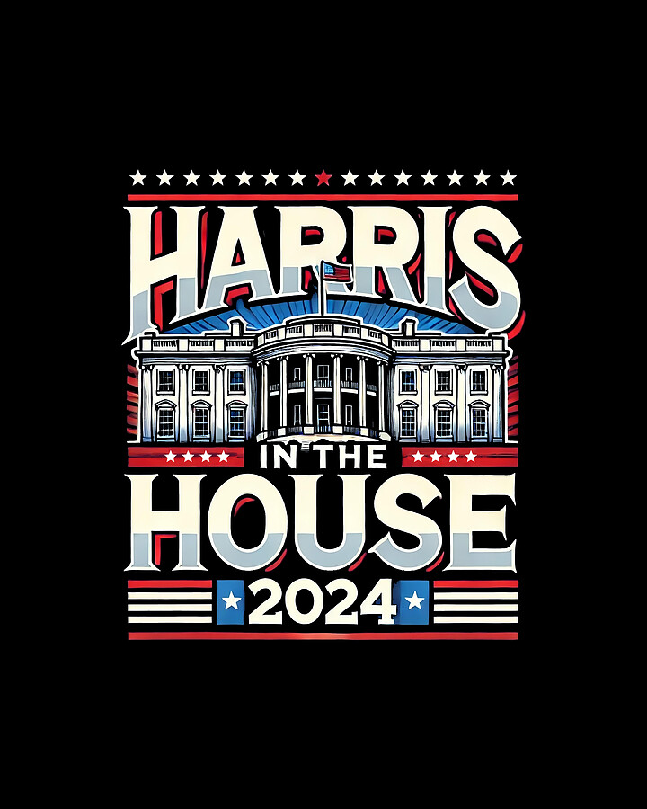Kamala Harris in the House 2024 Digital Art by Flippin Sweet Gear