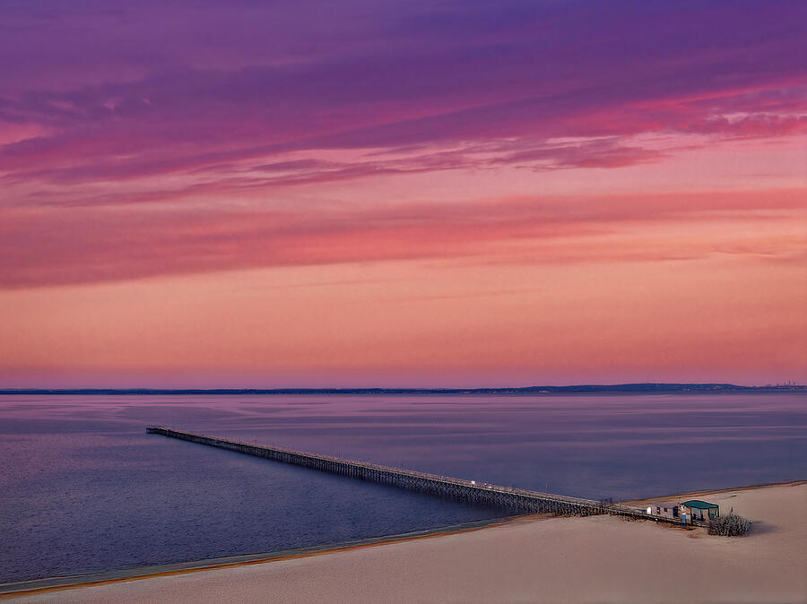 Keansberg Pier Photograph by Susan Candelario