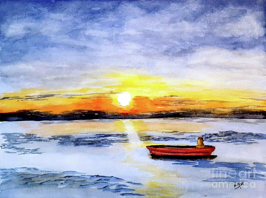 Keep It Simple Painting by Eileen Kelly