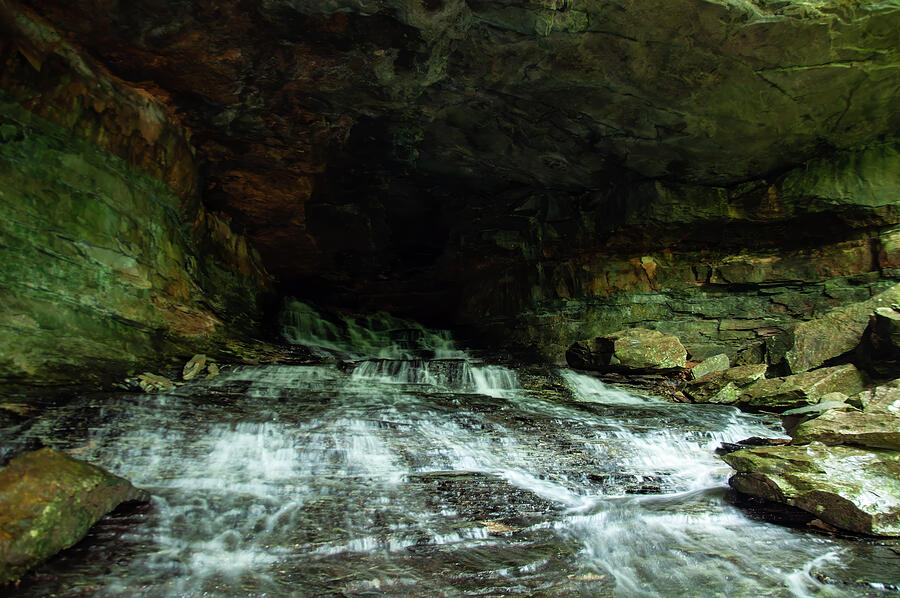 Kentucky Cavern Waterfall  04 Photograph by Flees Photos