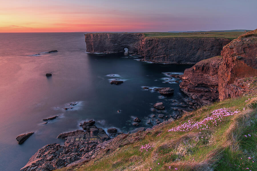 Kilkee Cliffs and Sea Arch, Co Clare Photograph by Adrian Hendroff