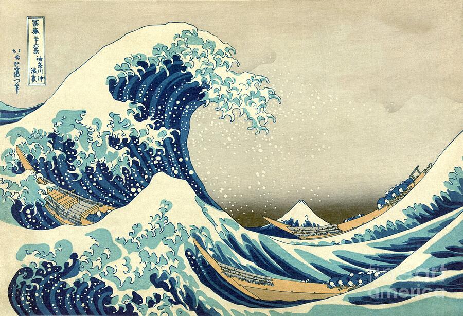 The Great Wave off Kanagawa by Katsushika Hokusai