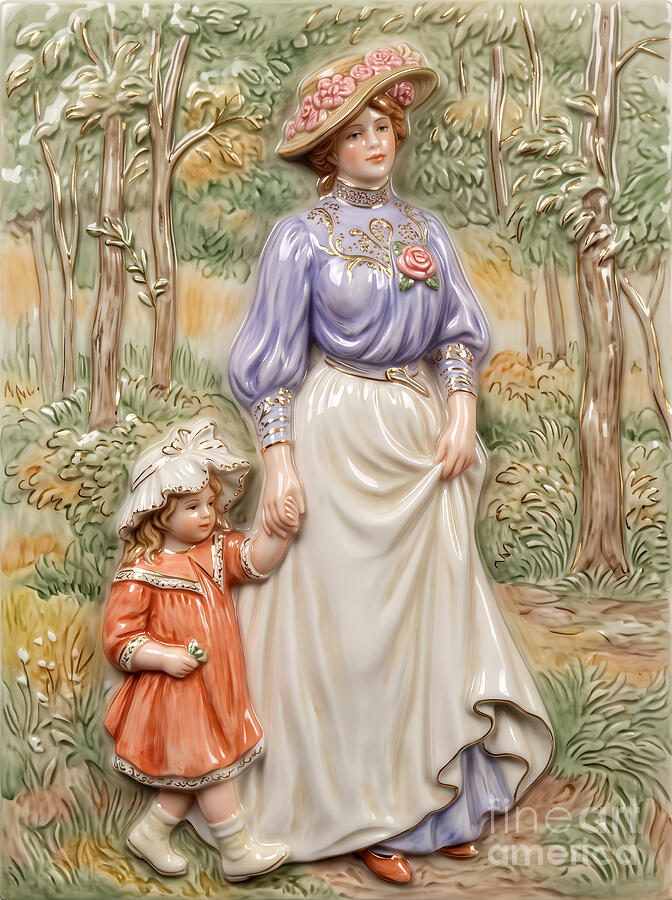 La Promenade by Pierre-Auguste Renoir by Carlos Diaz