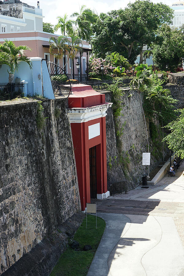 Historic Red Gate Entrance Photograph - La Puerta de San Juan by Richard Reeve
