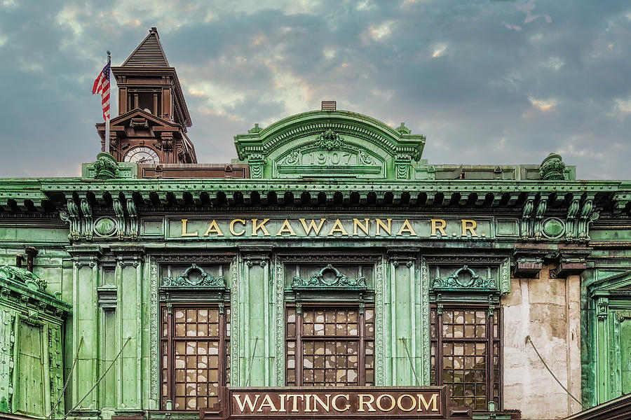 Lackawanna RR Waiting Room Photograph by Susan Candelario