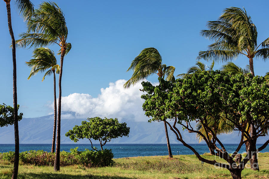 Lahaina Roads and Molokai under Clouds Photograph by Craig A Walker