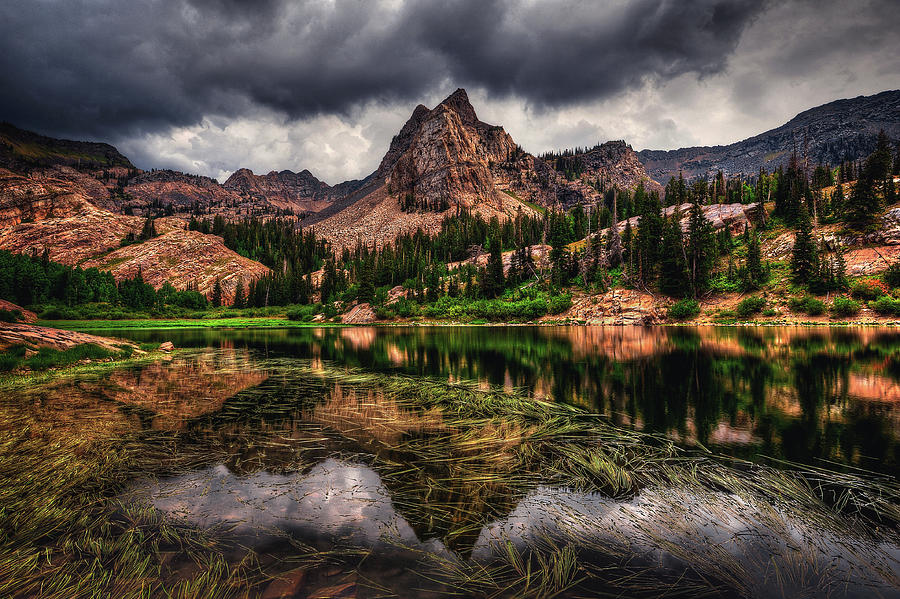Lake Blanche Summer Storm, Utah Photograph by Abbie Warnock