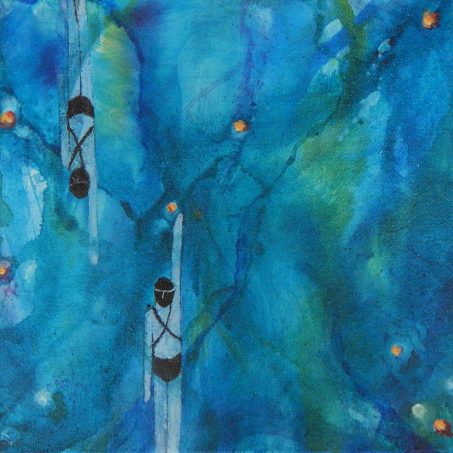 Lanemates Mixed Media by Mary Conner