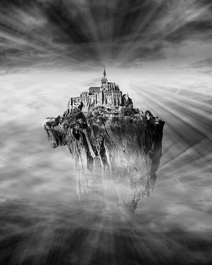Floating Castle Over Clouds Photograph - Laputa by Sofie Conte
