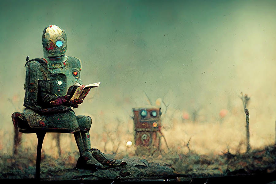 Last Bot Digital Art by Ron Weathers