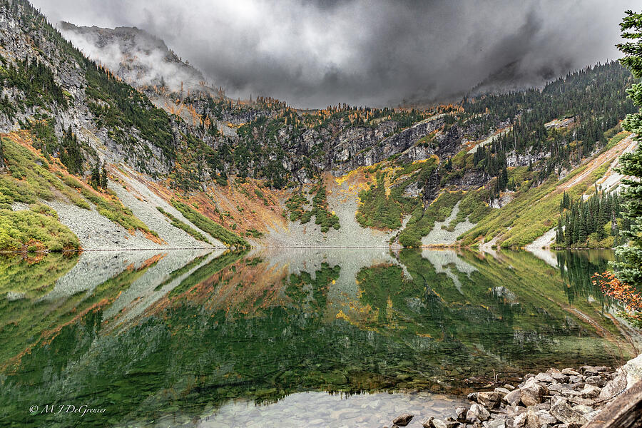 Late Autumn Reflections Photograph by Michael DeGrenier
