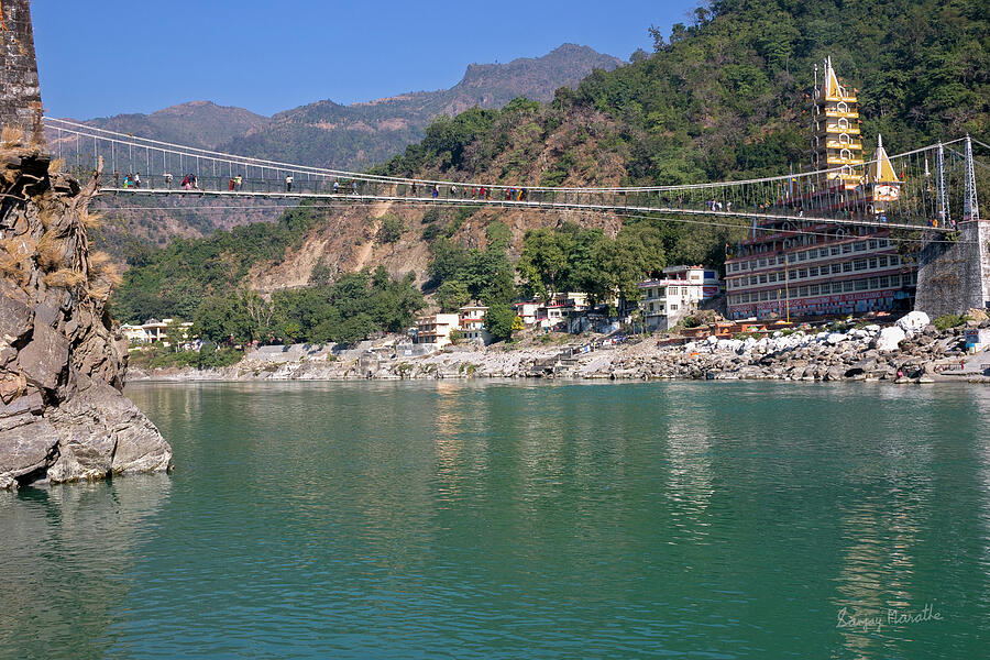 Laxman Zhoola, Rishikesh Photograph by Sanjay Marathe