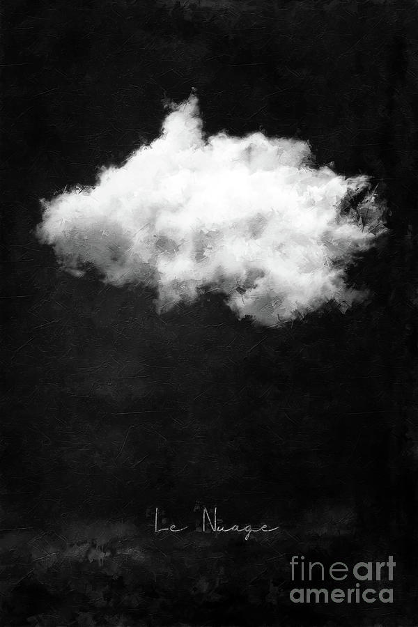Le Nuage Cloud Composition Digital Art - Le Nuage by Ema Paraschiv