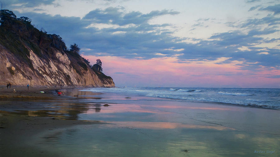Leadbetter Beach Photograph by Barbara Siegel