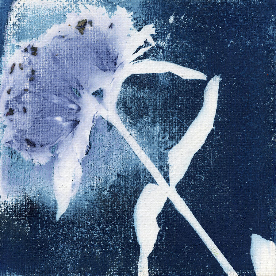 Leafy Zinnia Stem Photograph by Elizabeth Reich