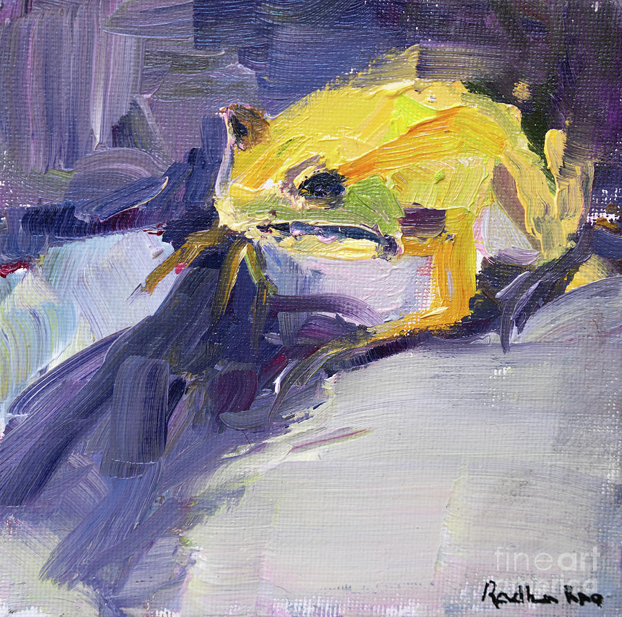 Leap Ahead I Painting by Radha Rao