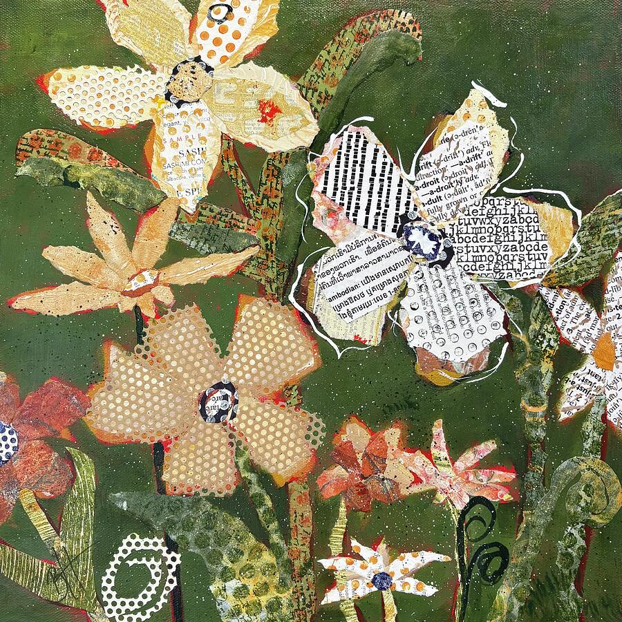 Let Your Garden Grow Mixed Media by Beth Hanson