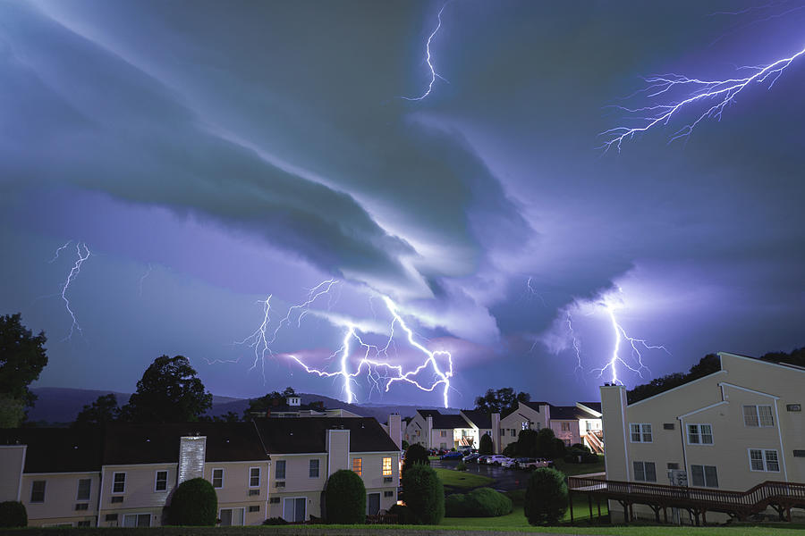 Lightning - Litchfield County CT Photograph by Dave King