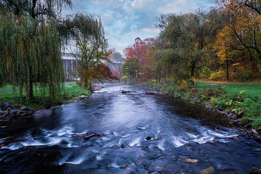 Little Lehigh Creek in October Photograph by Jason Fink