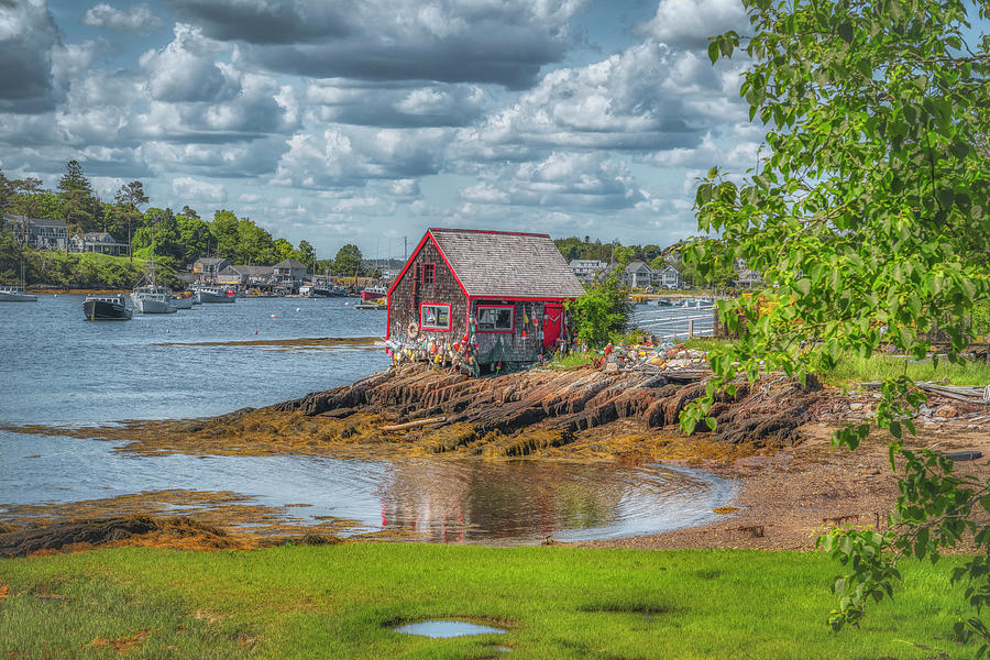 Lobster Shack in Mackerel Cove Photograph by Penny Polakoff