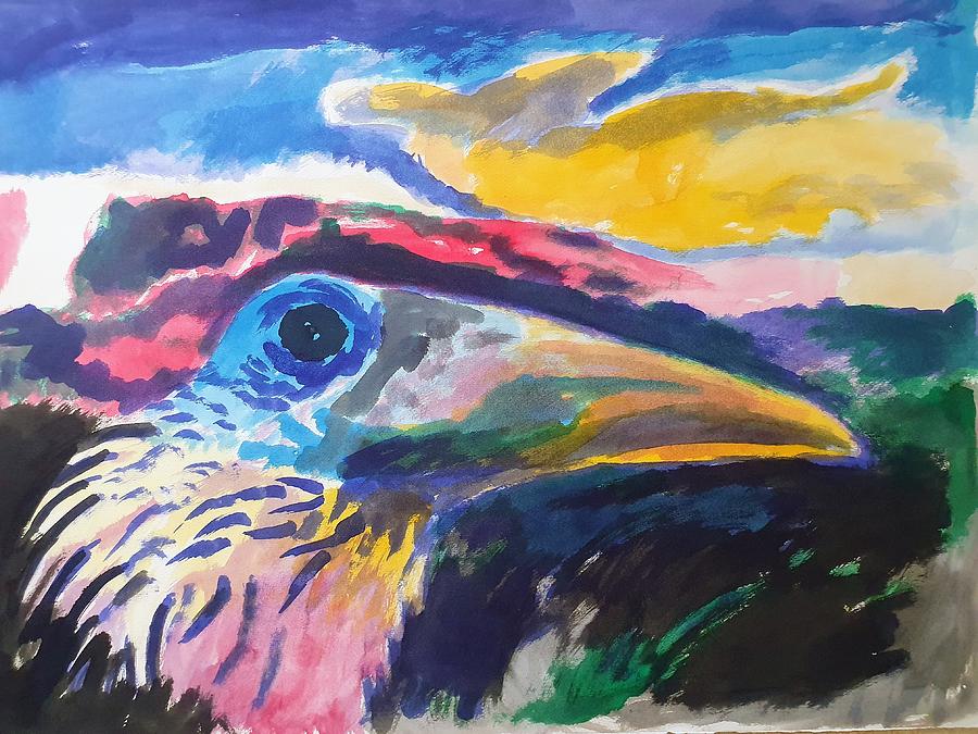 Locchio del tucano Painting by Enrico Garff