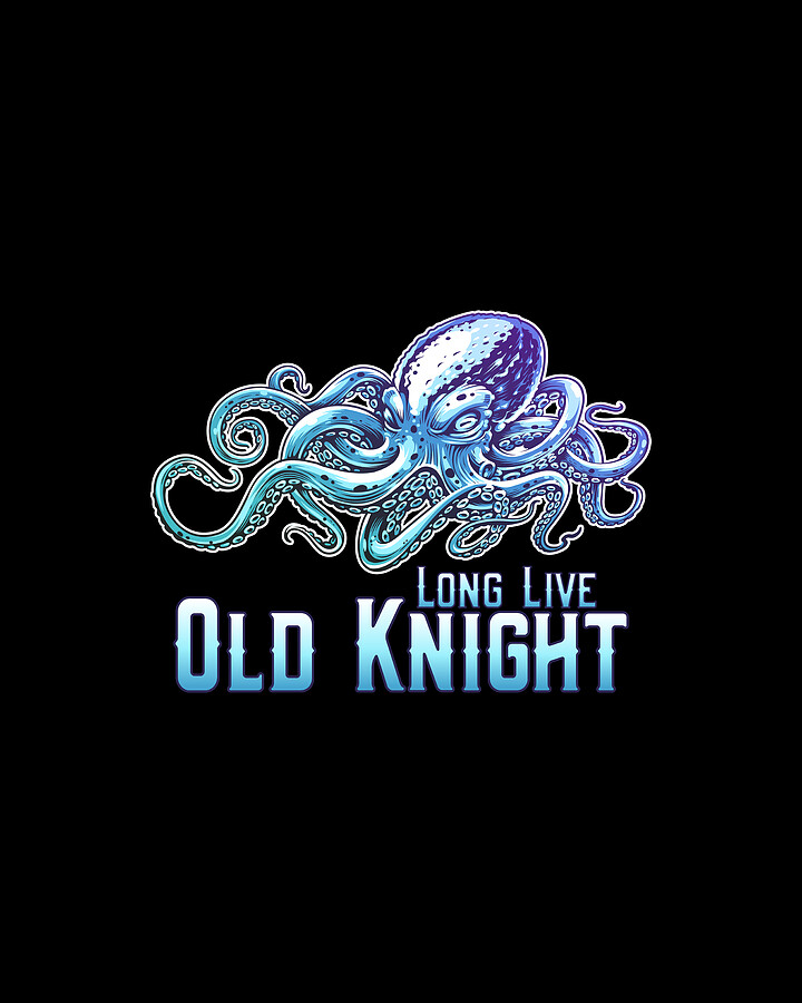 Long Live Old Knight Octopus Digital Art by Flippin Sweet Gear