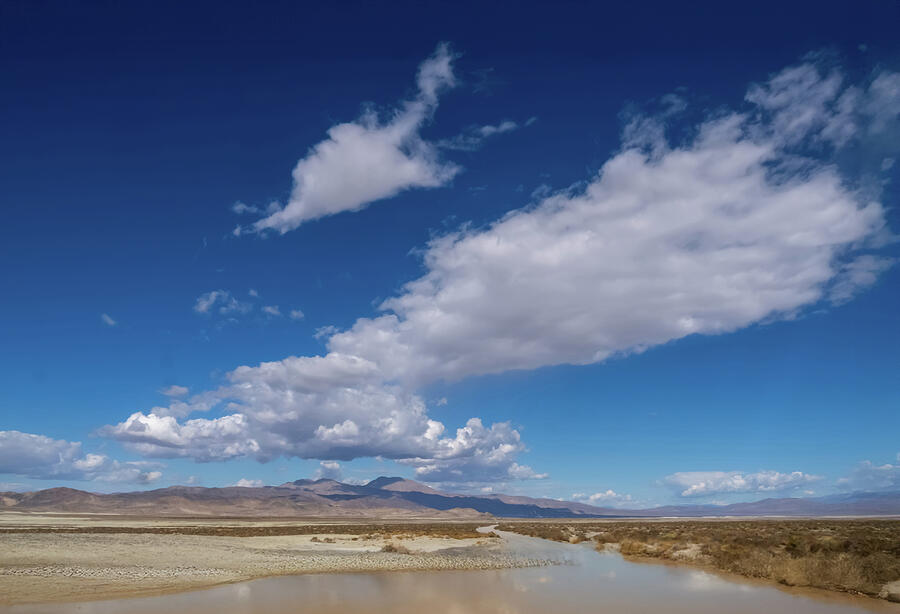 Looking west from Trona Pinnacles Road Photograph by Joe Schofield