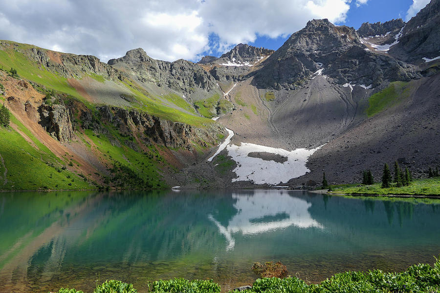 Lower Blue reflection Photograph by Sunniye Buesing