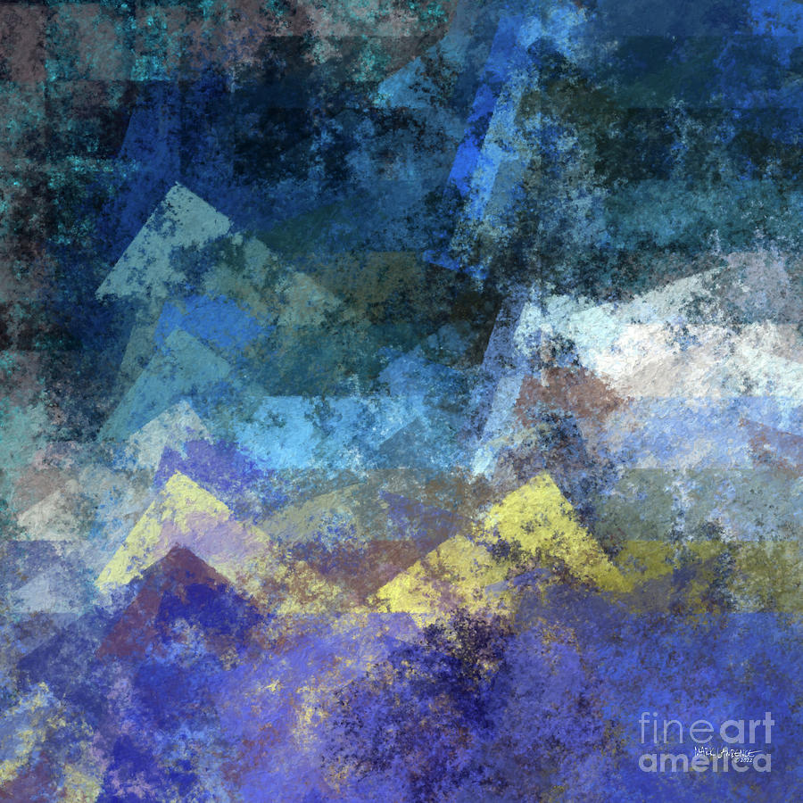 Luke 1 37. Nothing Is Impossible With God. Bible Verse Christian Inspiration Scripture Wall Art Painting by Mark Lawrence