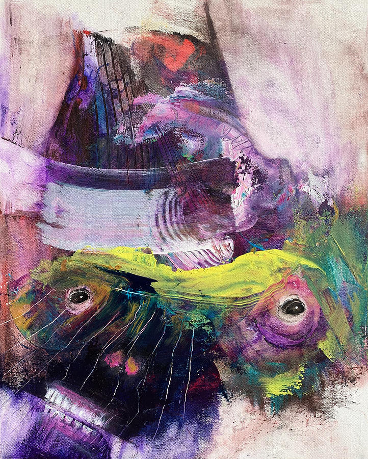 Lunch Meat Painting by Rodney Frederickson