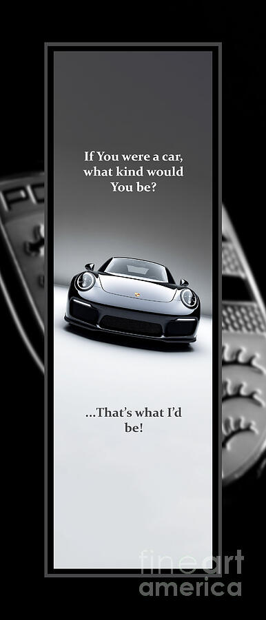 Luxury Sports Car Advertisement Digital Art - Luxury Porsche Sports Car Poster Advertisement by Stefano Senise