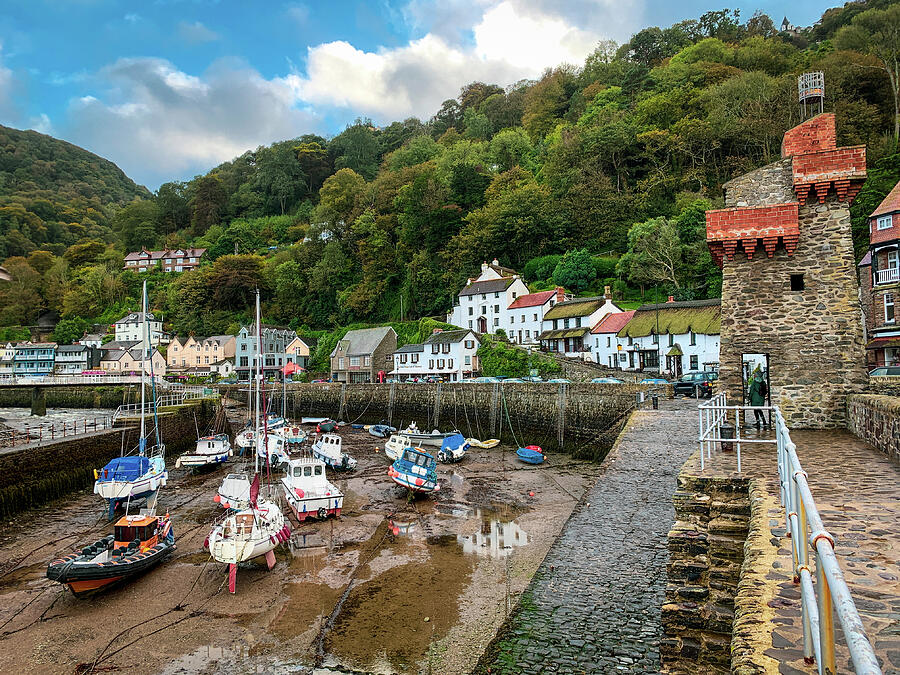 Lynmouth Harbour, North Devon Photograph by Seeables Visual Arts