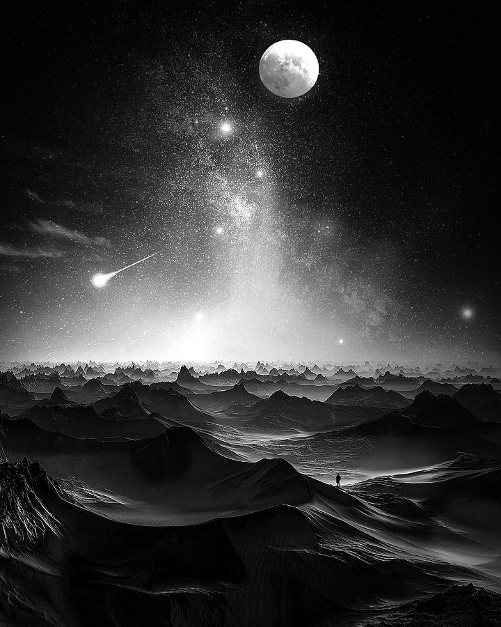 Celestial Nightscape Photograph - Magic by Sofie Conte