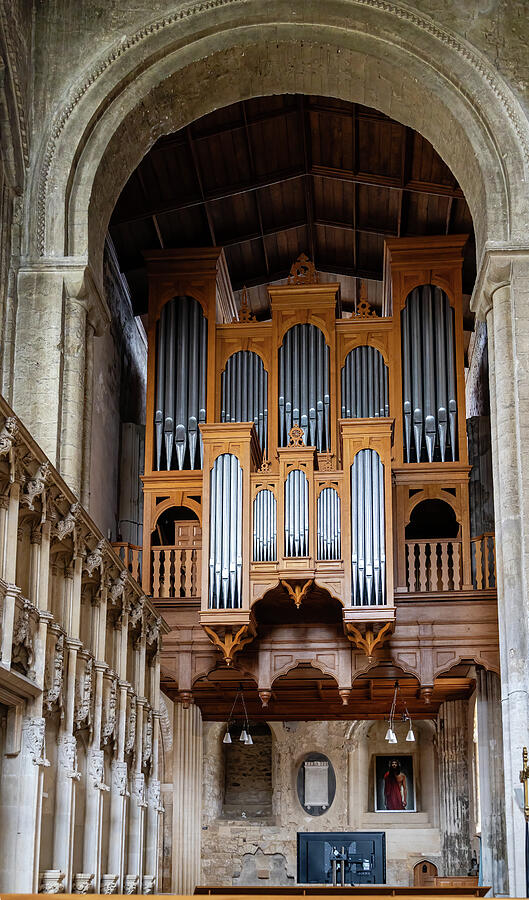 Majestic Church Organ Photograph by Shirley Mitchell
