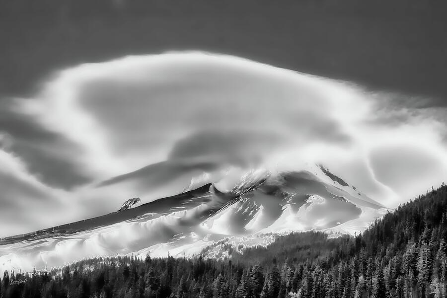 Majestic Snow-Capped Mountain Digital Art - Majestic Snow-Capped Mountain by Bruce Block