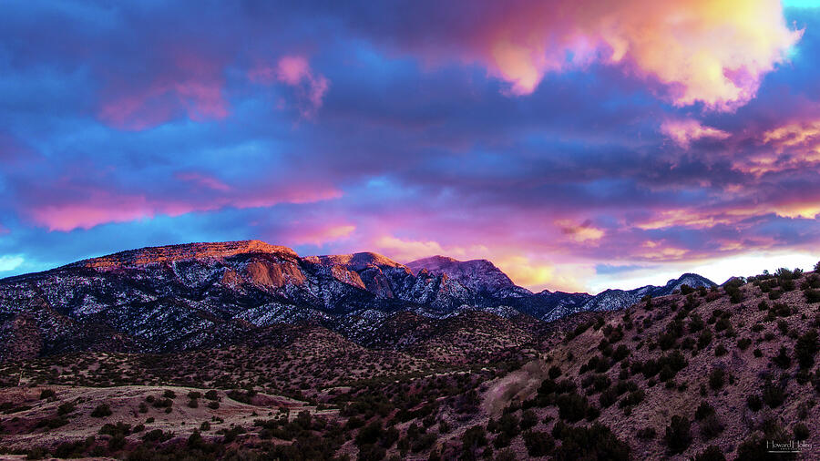 Fire in the Sky Photograph by Howard Holley