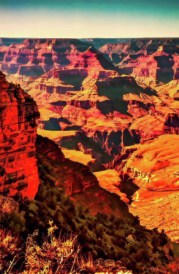 Majestic View of Grand Canyon Digital Art - Majestic View of Grand Canyon by Bruce Block