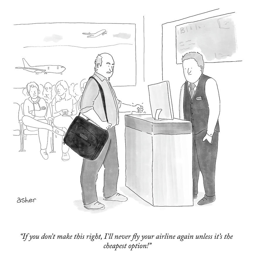 Make This Right Drawing by Asher Perlman