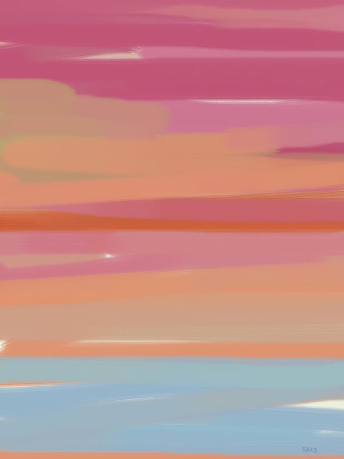 Pacific Ember Painting by Sonja Kraft