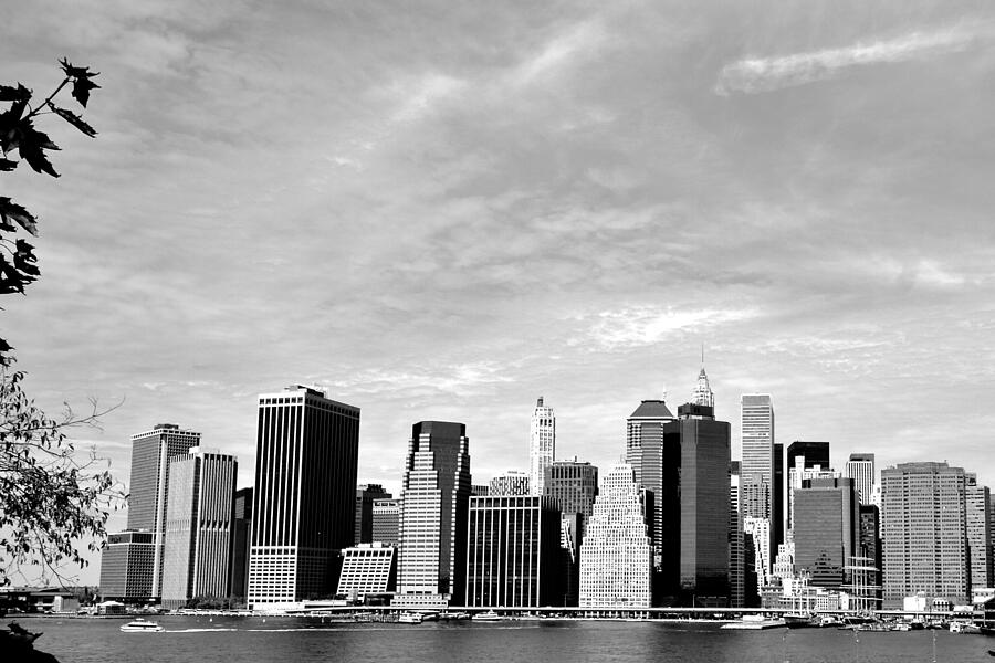 Manhattan Skyline Reflection Photograph by Travel Essayist