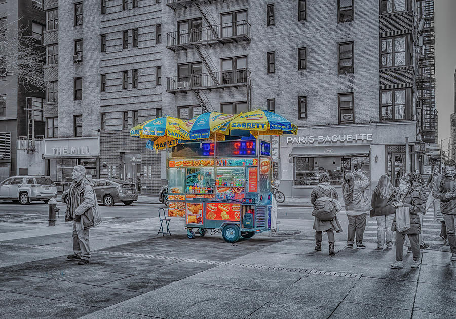 Manhattan Street Vendor Photograph by Penny Polakoff