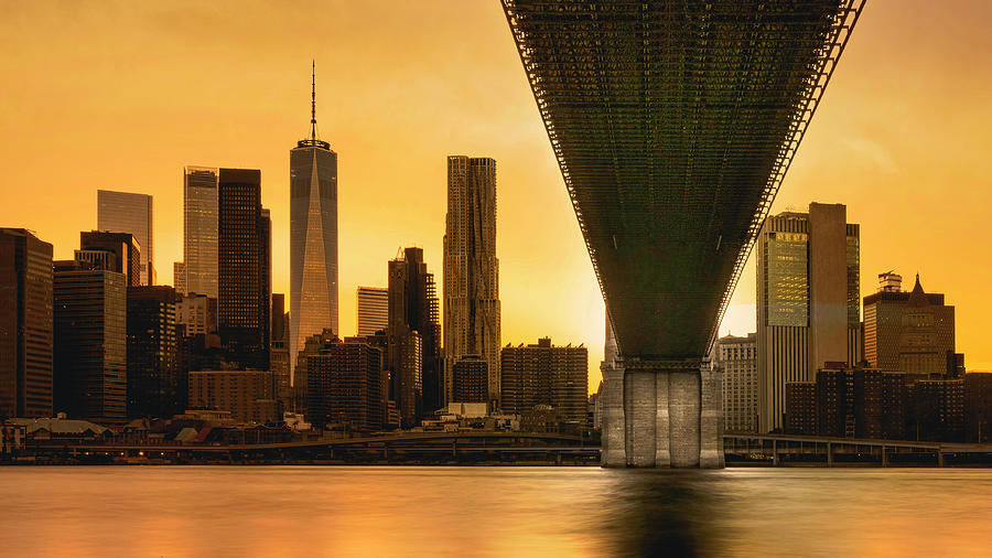 Manhattan Sunset Photograph by Dee Potter