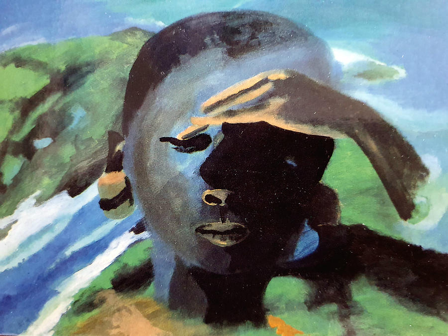 Masai Painting by Enrico Garff