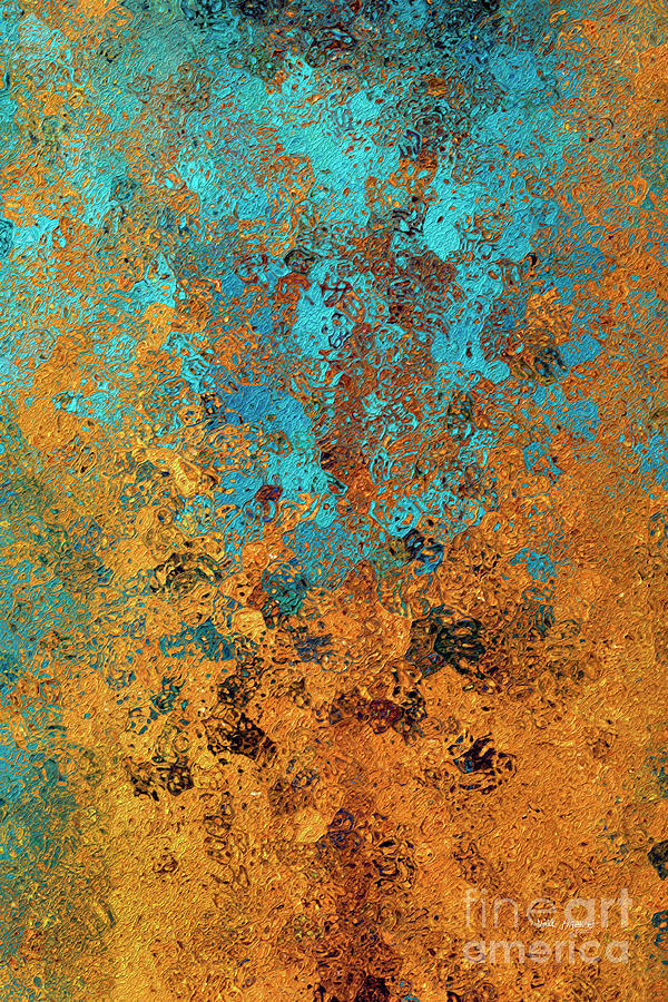 Matthew 6 34. Do Not Worry Painting by Mark Lawrence