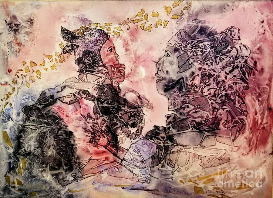 Maya Painting by Eileen Kelly