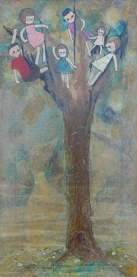 McG FamilyTree Mixed Media by Mary Conner